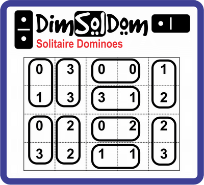 DimSolDom Solitaire Dominoes February 11, 2021
