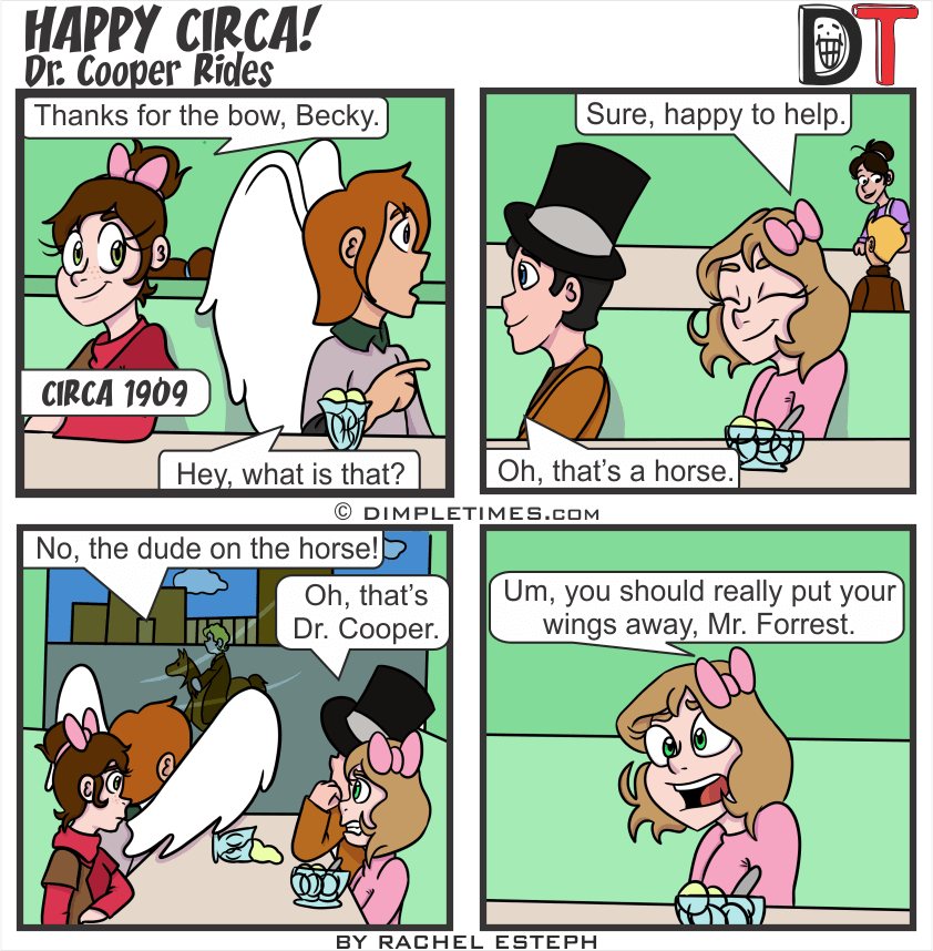 Happy Circa Comic - Dr. Cooper Rides - September 2019