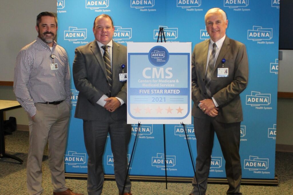 Adena regional medical center named five-star hospital by CMS