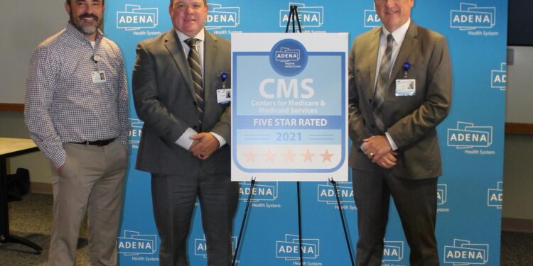 Adena regional medical center named five-star hospital by CMS