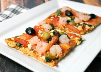 Spicy Mediterranean Pizza