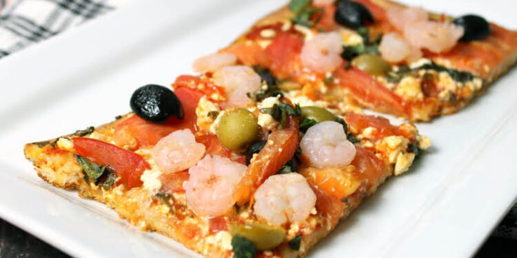 Spicy Mediterranean Pizza