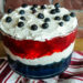 Patriotic Gelatin Fruit Salad