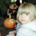 Rachel painting pumpkins