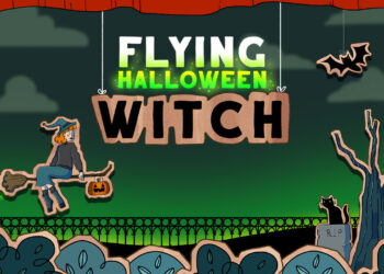 Halloween Witch Fly