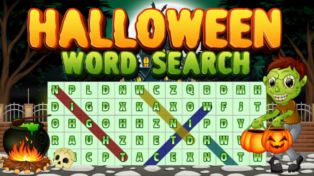 Halloween Words Search - 1280x720