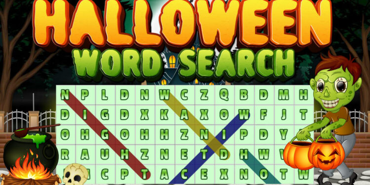 Halloween Words Search - 1280x720