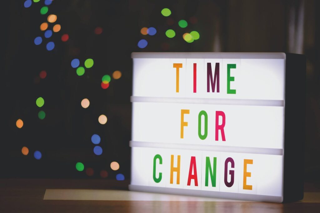 Change for life, not just the New Year