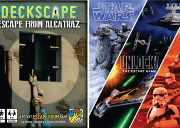 DESKSCAPE and UNLOCK boardgame review