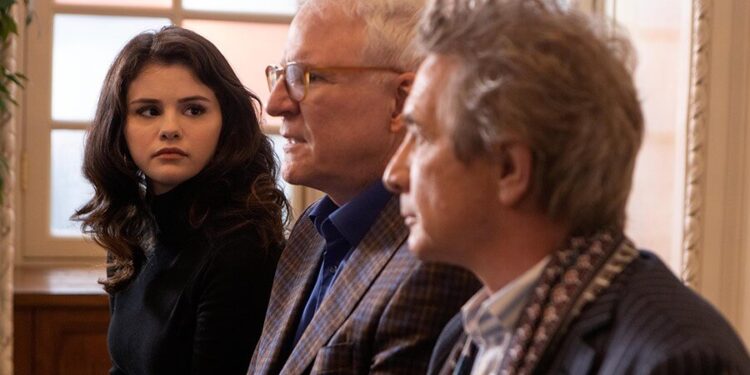 Selena Gomez, Steve Martin and Martin Short in "Only Murders in the Building"