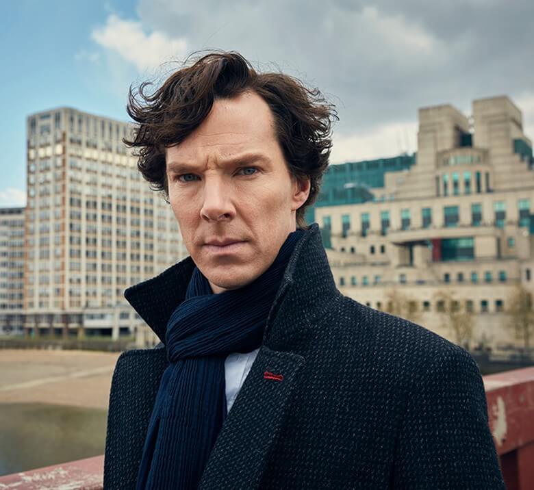 Benedict Cumberbatch in "Sherlock"