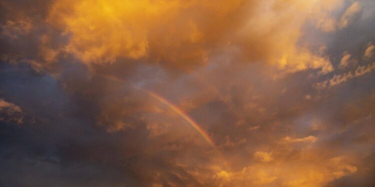 Hidden rainbows in the downpours of life