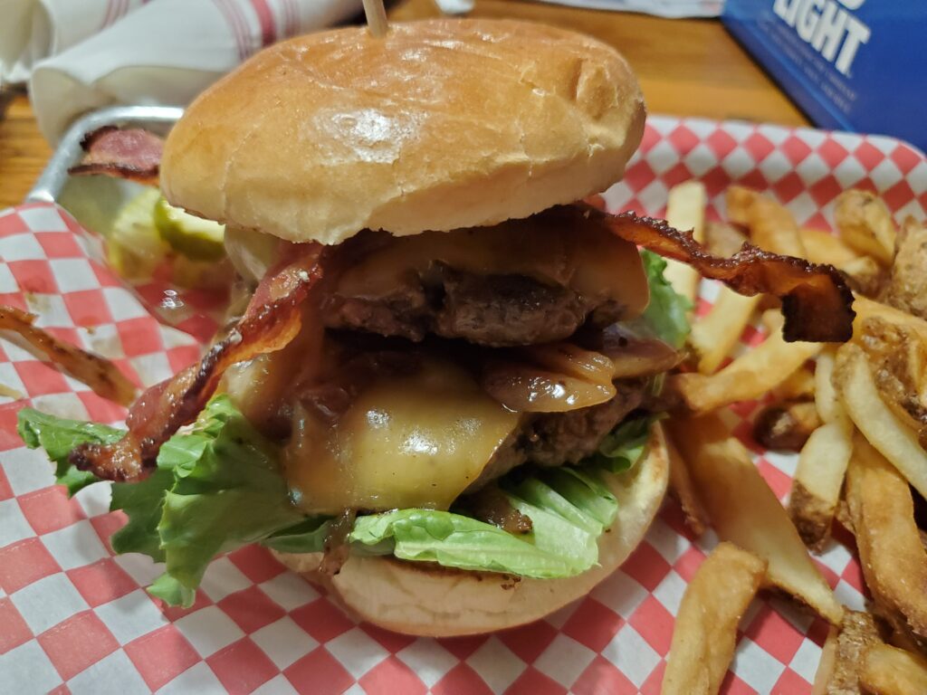 Quite-A-Gouda-Burger at Cherry Street Pub