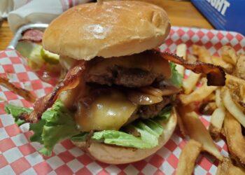 Quite-A-Gouda-Burger at Cherry Street Pub