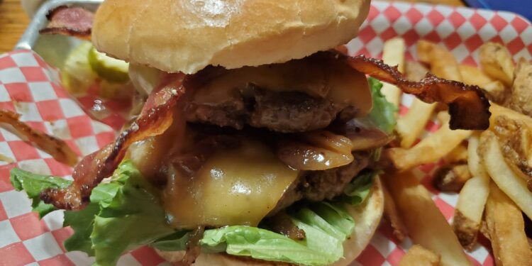 Quite-A-Gouda-Burger at Cherry Street Pub