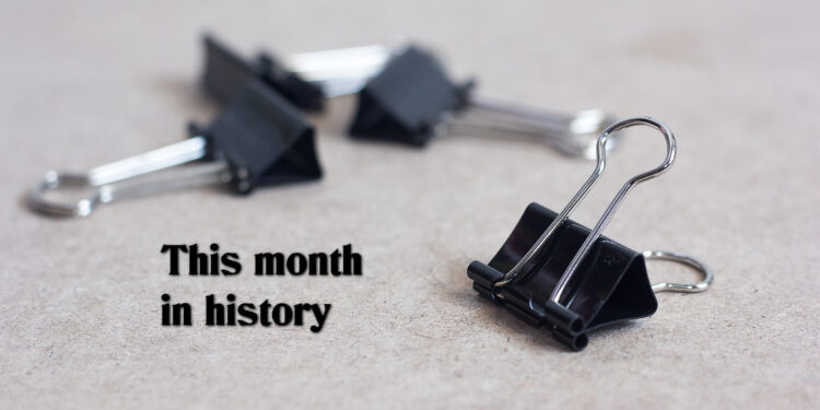 This month in history
